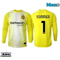 Inter Milan Yann Sommer #1 Goalkeeper Replica Away Shirt 2025-26 Long Sleeve